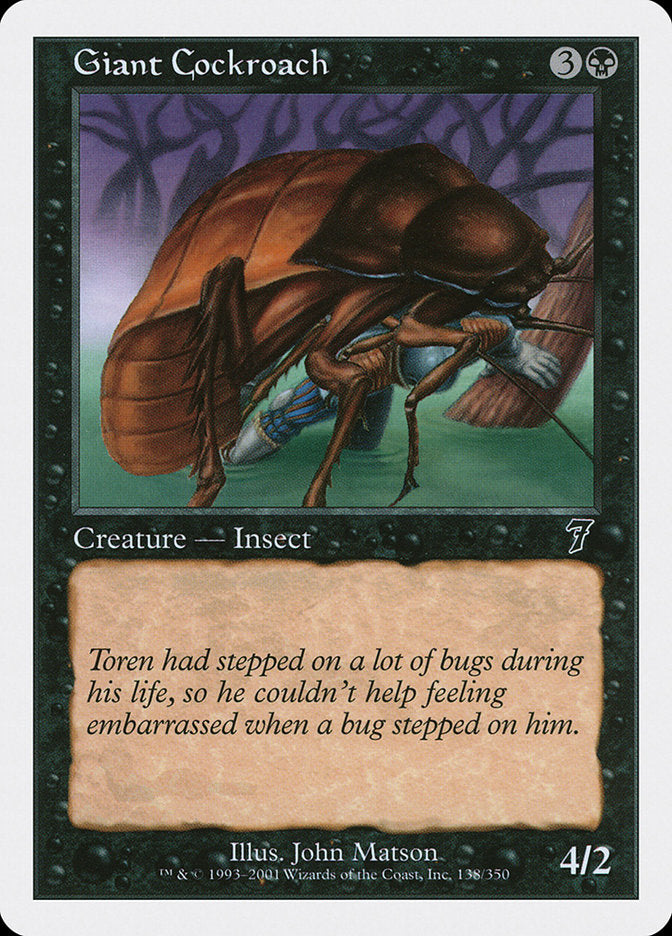 Giant Cockroach [Seventh Edition] | Good Games Morley