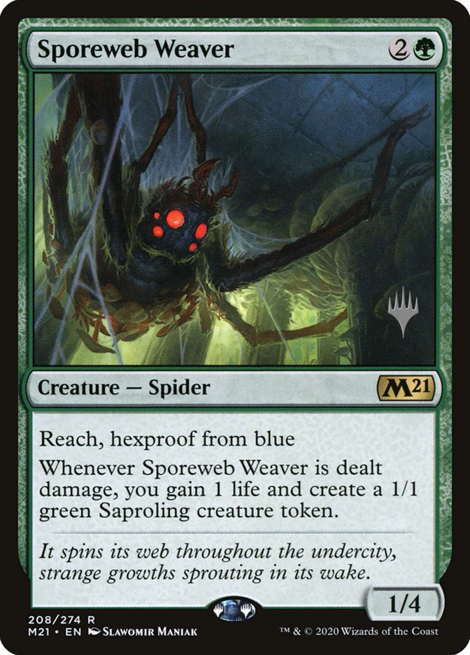 Sporeweb Weaver (Promo Pack) [Core Set 2021 Promos] | Good Games Morley