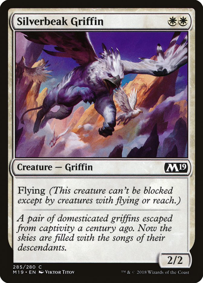 Silverbeak Griffin [Core Set 2019] | Good Games Morley