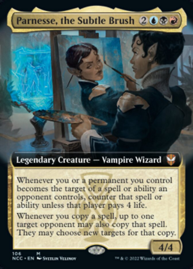 Parnesse, the Subtle Brush (Extended Art) [Streets of New Capenna Commander] | Good Games Morley