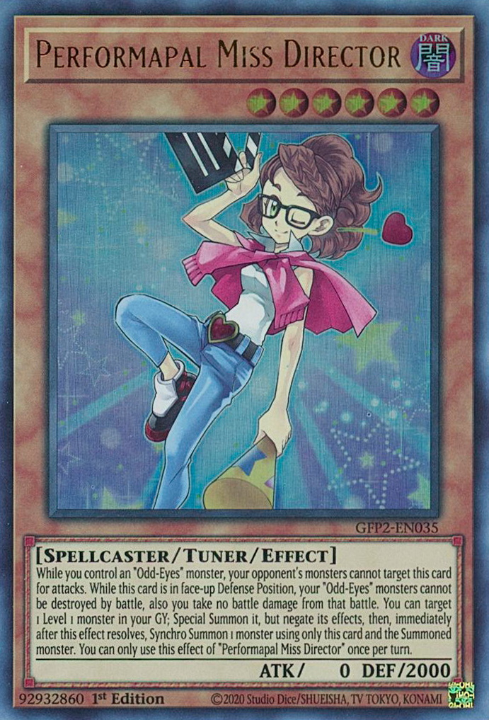 Performapal Miss Director [GFP2-EN035] Ultra Rare | Good Games Morley
