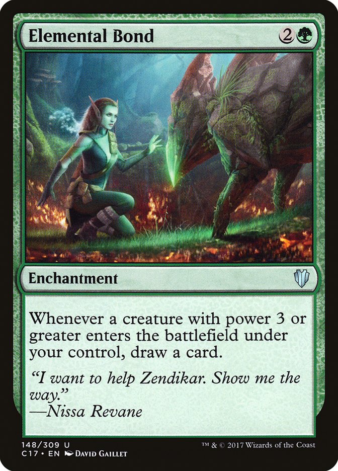 Elemental Bond [Commander 2017] | Good Games Morley
