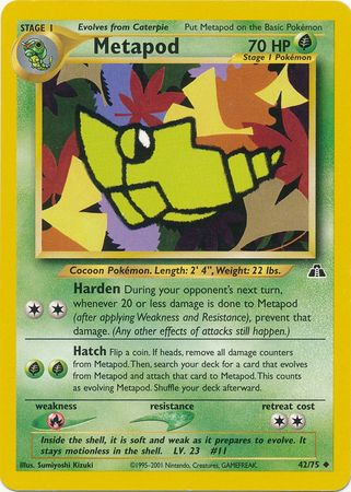 Metapod (42/75) [Neo Discovery Unlimited] | Good Games Morley