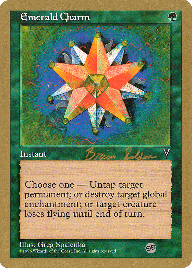 Emerald Charm (Brian Selden) (SB) [World Championship Decks 1998] | Good Games Morley