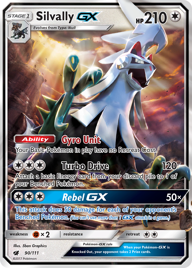 Silvally GX (90/111) [Sun & Moon: Crimson Invasion] | Good Games Morley