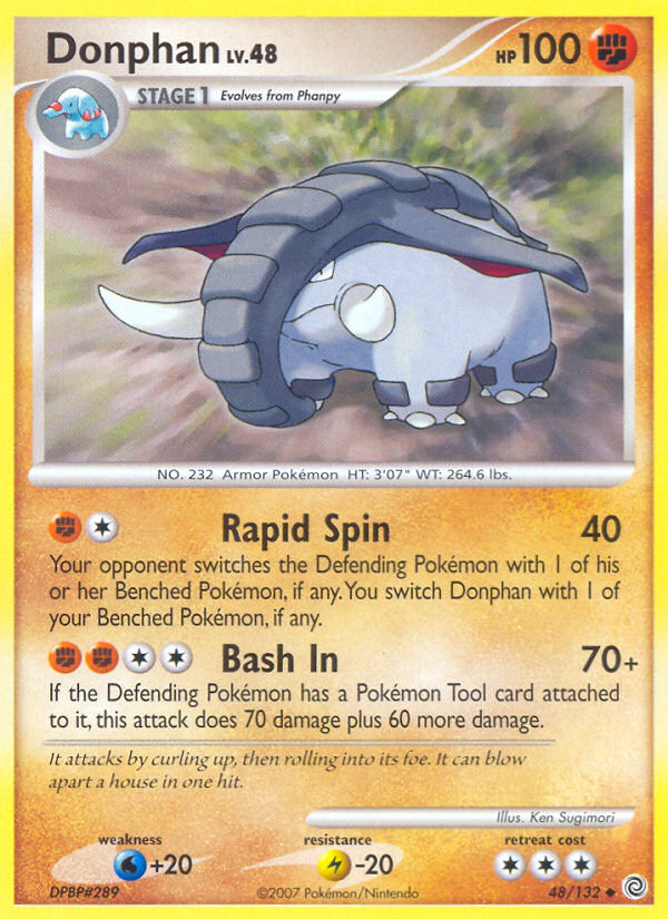Donphan (48/132) [Diamond & Pearl: Secret Wonders] | Good Games Morley