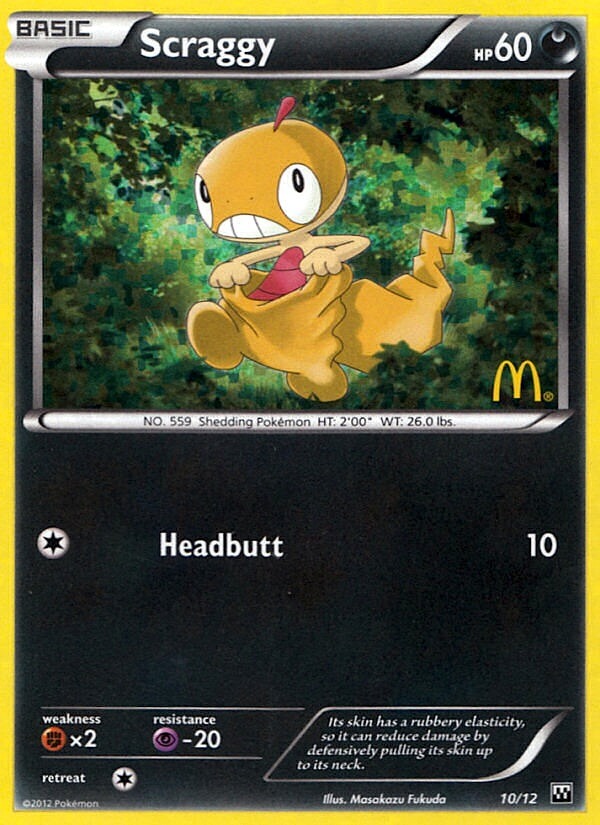 Scraggy (10/12) [McDonald's Promos: 2012 Collection] | Good Games Morley