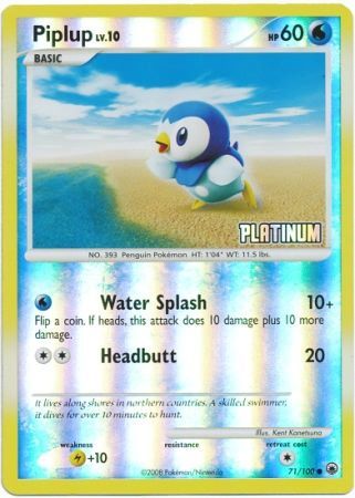 Piplup (71/100) [Burger King Promos: 2009 Collection] | Good Games Morley