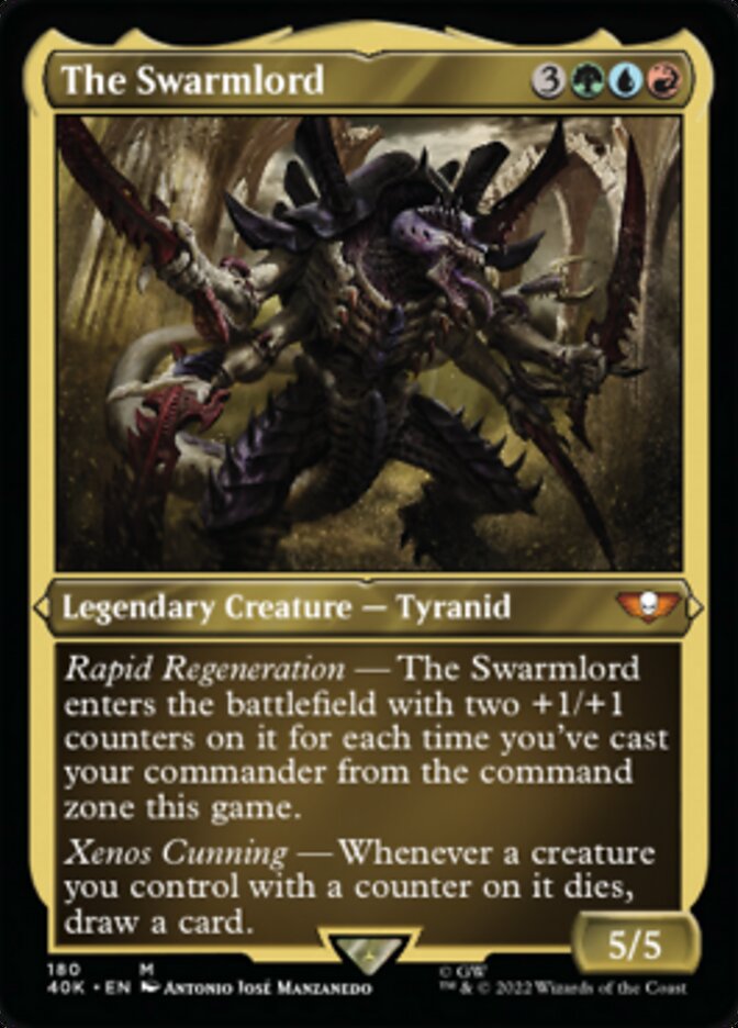 The Swarmlord (Display Commander) (Surge Foil) [Warhammer 40,000] | Good Games Morley