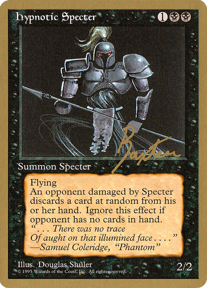 Hypnotic Specter (George Baxter) [Pro Tour Collector Set] | Good Games Morley