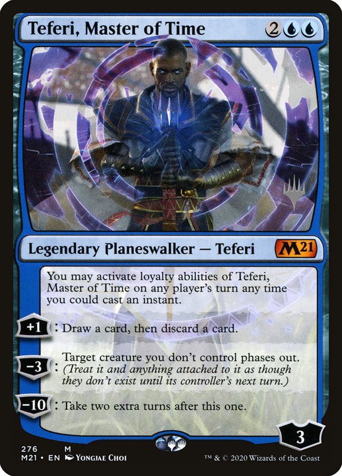 Teferi, Master of Time (Promo Pack) (276) [Core Set 2021 Promos] | Good Games Morley