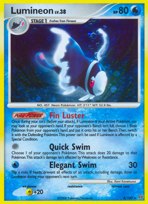 Lumineon (4/100) [Diamond & Pearl: Stormfront] | Good Games Morley