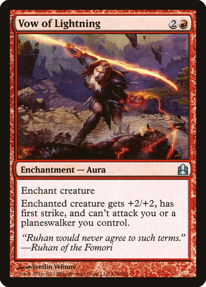 Vow of Lightning [Commander 2011] | Good Games Morley
