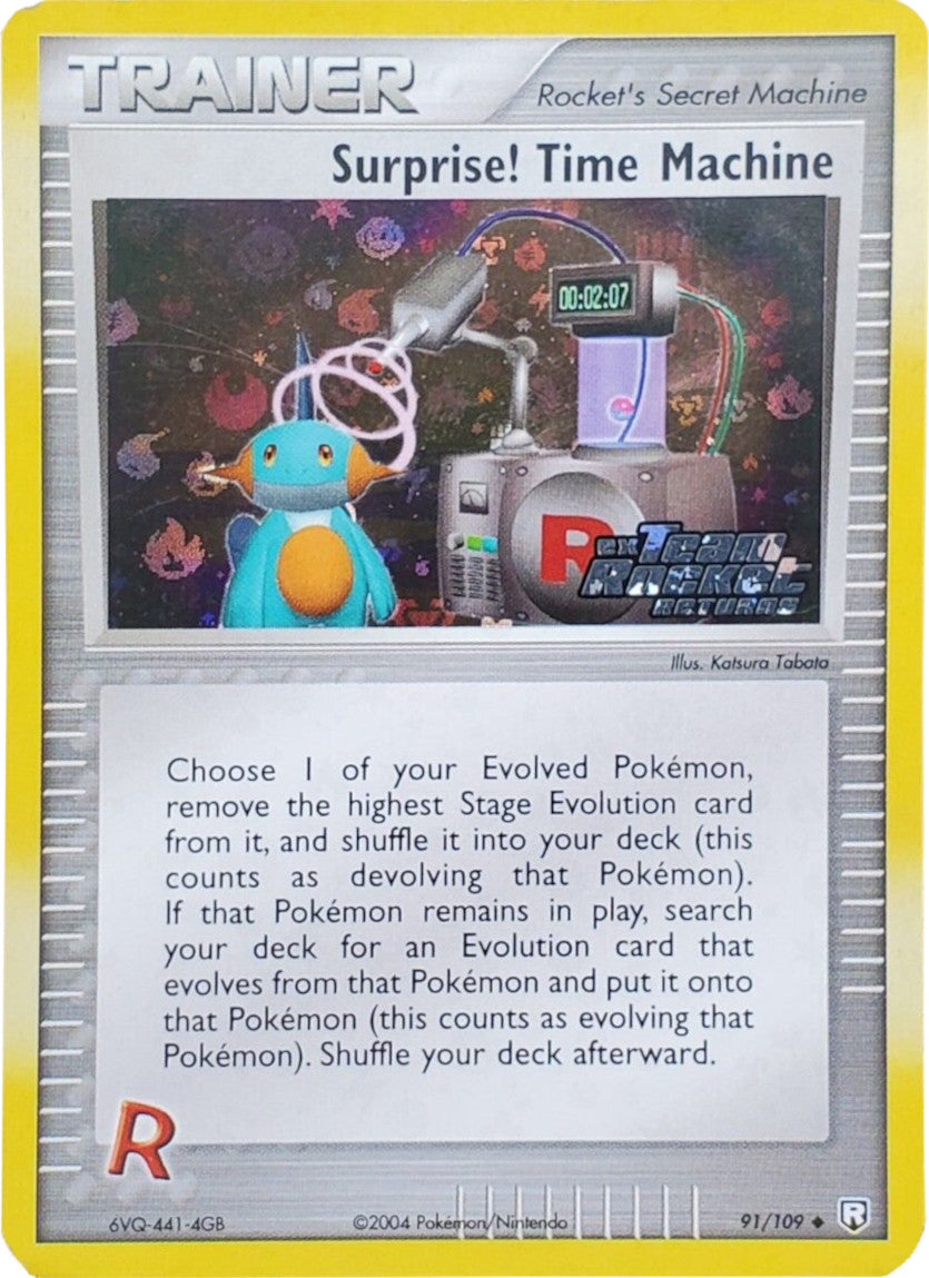 Surprise! Time Machine (91/109) (Stamped) [EX: Team Rocket Returns] | Good Games Morley