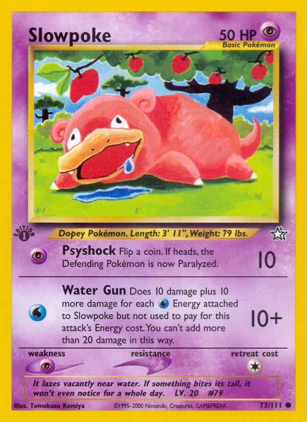 Slowpoke (73/111) [Neo Genesis 1st Edition] | Good Games Morley