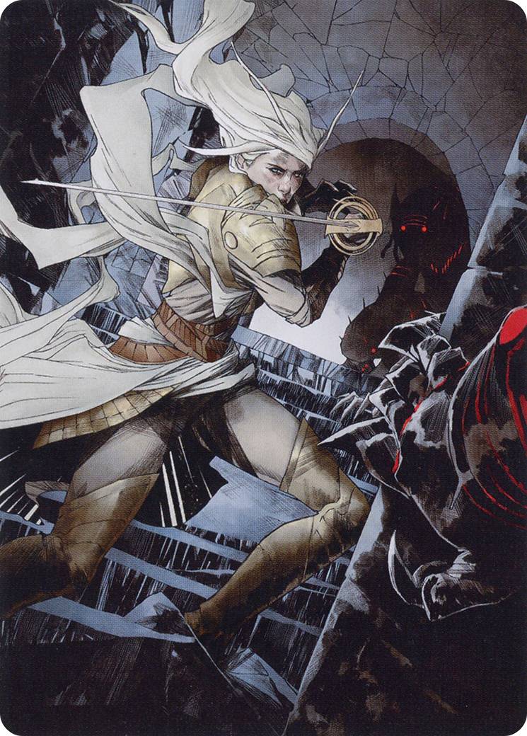 Thalia, Guardian of Thraben Art Card [March of the Machine Art Series] | Good Games Morley