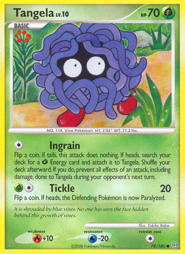 Tangela (78/100) [Diamond & Pearl: Stormfront] | Good Games Morley