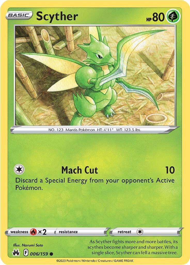 Scyther (006/159) [Sword & Shield: Crown Zenith] | Good Games Morley