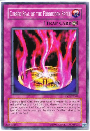 Cursed Seal of the Forbidden Spell [IOC-EN049] Common | Good Games Morley