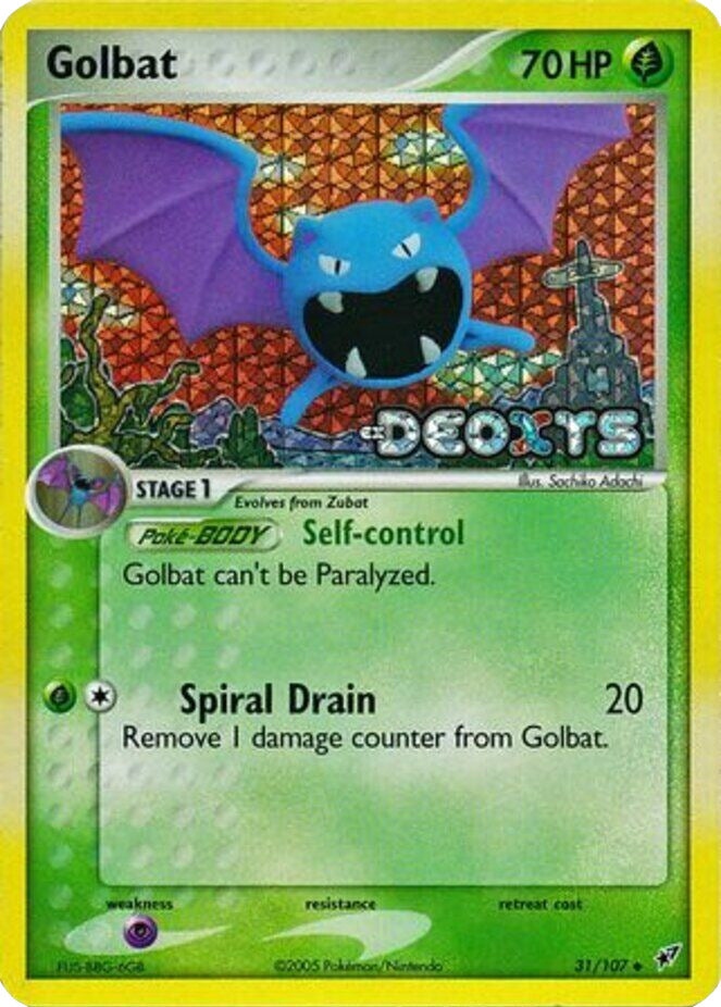 Golbat (31/107) (Stamped) [EX: Deoxys] | Good Games Morley