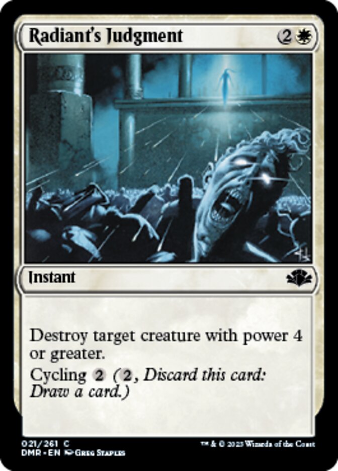 Radiant's Judgment [Dominaria Remastered] | Good Games Morley