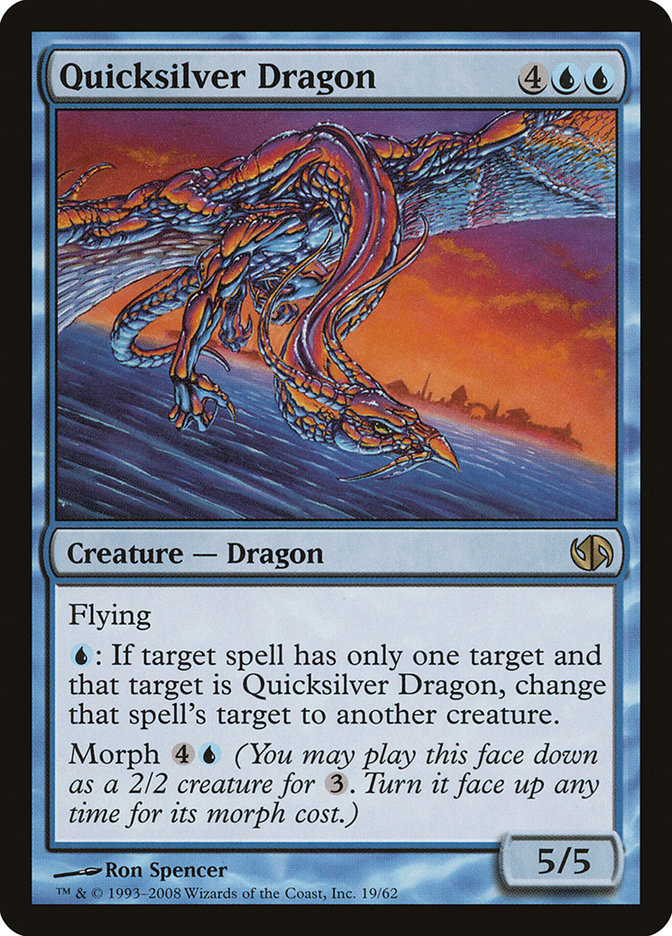 Quicksilver Dragon [Duel Decks: Jace vs. Chandra] | Good Games Morley