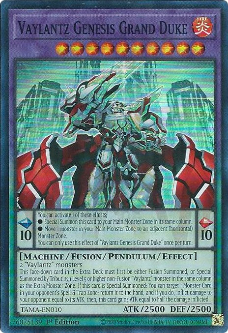 Vaylantz Genesis Grand Duke [TAMA-EN010] Super Rare | Good Games Morley