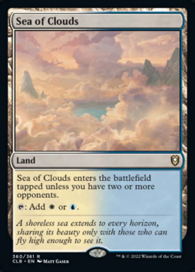 Sea of Clouds [Commander Legends: Battle for Baldur's Gate] | Good Games Morley