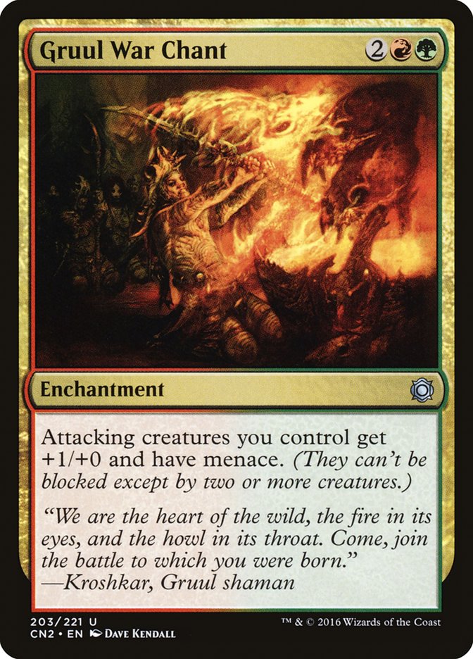 Gruul War Chant [Conspiracy: Take the Crown] | Good Games Morley