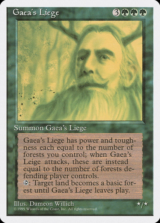 Gaea's Liege [Fourth Edition] | Good Games Morley