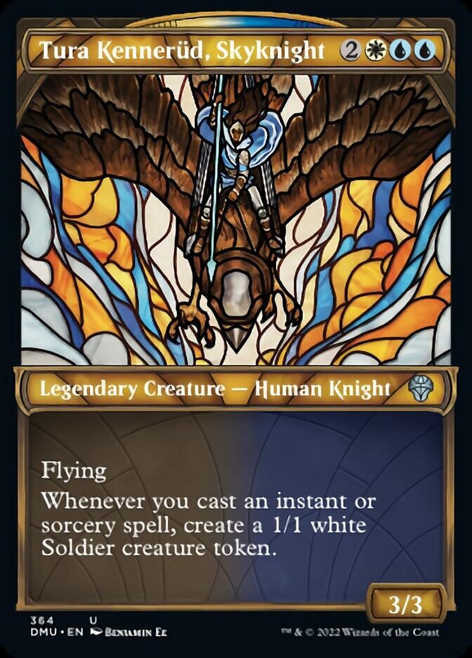 Tura Kennerud, Skyknight (Showcase Textured) [Dominaria United] | Good Games Morley