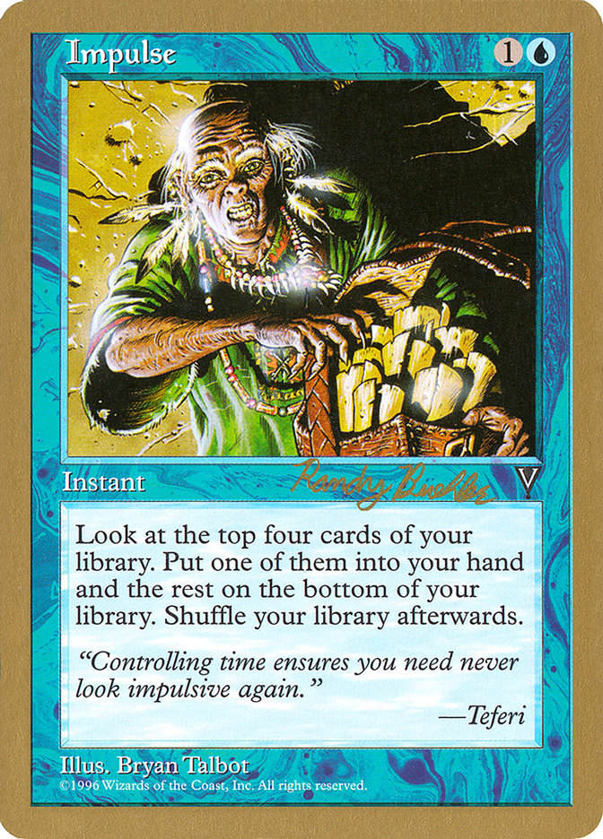 Impulse (Randy Buehler) [World Championship Decks 1998] | Good Games Morley