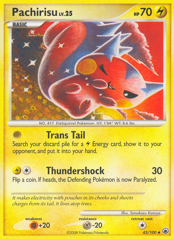 Pachirisu (43/100) [Diamond & Pearl: Majestic Dawn] | Good Games Morley