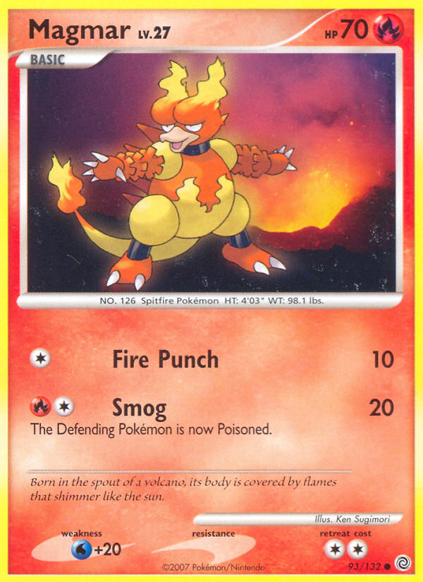 Magmar (93/132) [Diamond & Pearl: Secret Wonders] | Good Games Morley