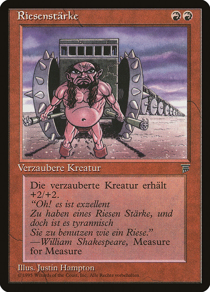 Giant Strength (German) - "Riesenstarke" [Renaissance] | Good Games Morley