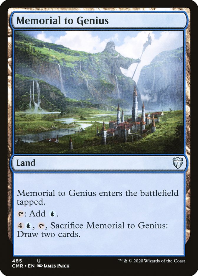 Memorial to Genius [Commander Legends] | Good Games Morley