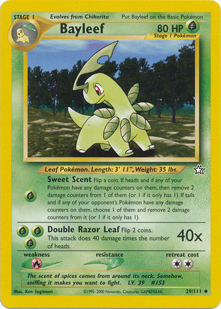 Bayleef (29/111) [Neo Genesis Unlimited] | Good Games Morley