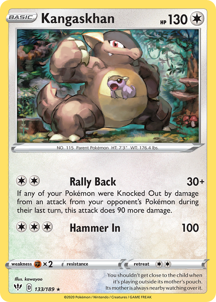Kangaskhan (133/189) [Sword & Shield: Darkness Ablaze] | Good Games Morley