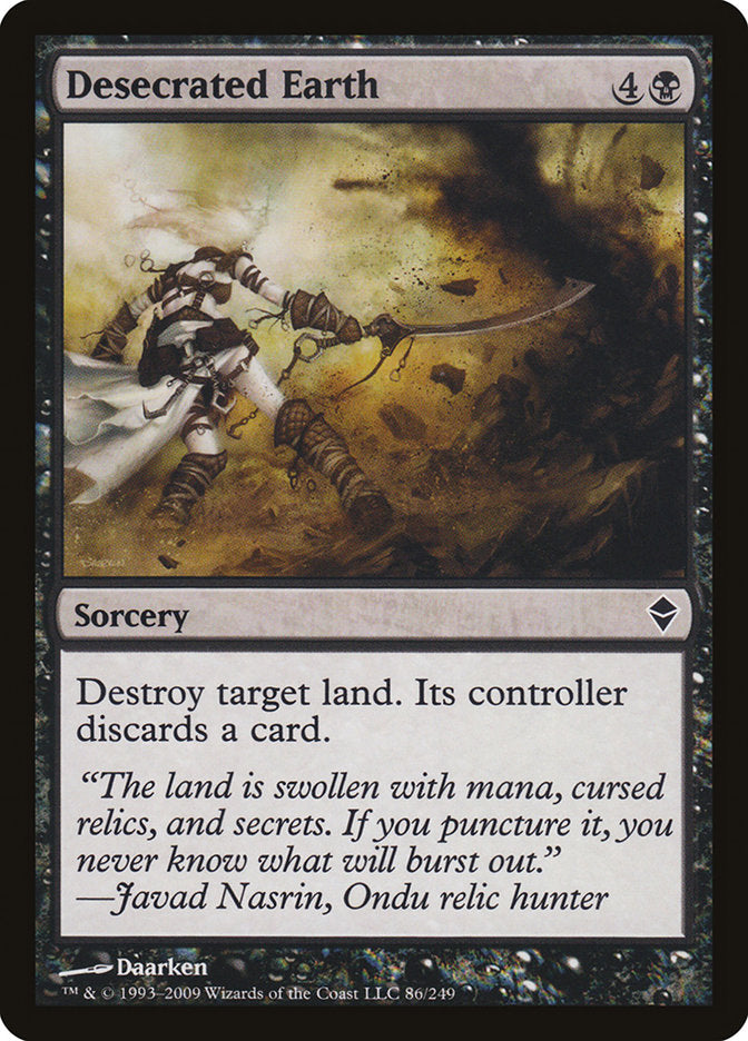 Desecrated Earth [Zendikar] | Good Games Morley
