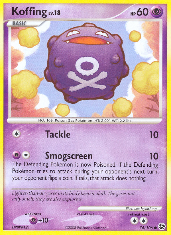 Koffing (74/106) [Diamond & Pearl: Great Encounters] | Good Games Morley