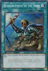 Reinforcement of the Army (Secret) [SBCB-EN160] Secret Rare | Good Games Morley