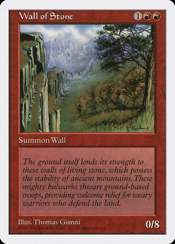 Wall of Stone [Fifth Edition] | Good Games Morley