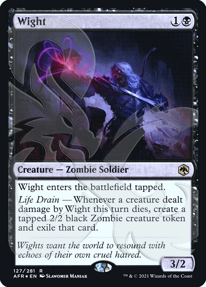 Wight (Ampersand Promo) [Dungeons & Dragons: Adventures in the Forgotten Realms Promos] | Good Games Morley