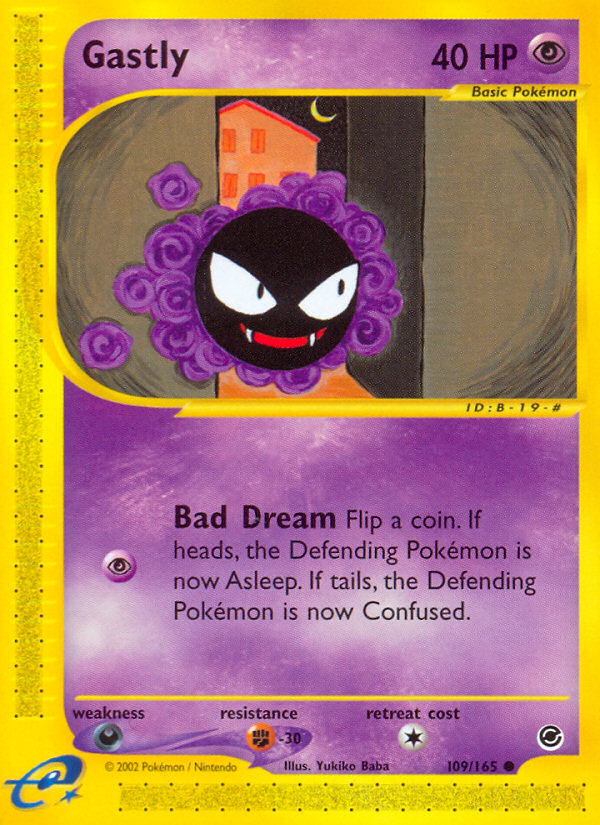 Gastly (109/165) [Expedition: Base Set] | Good Games Morley