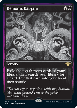 Demonic Bargain [Innistrad: Double Feature] | Good Games Morley