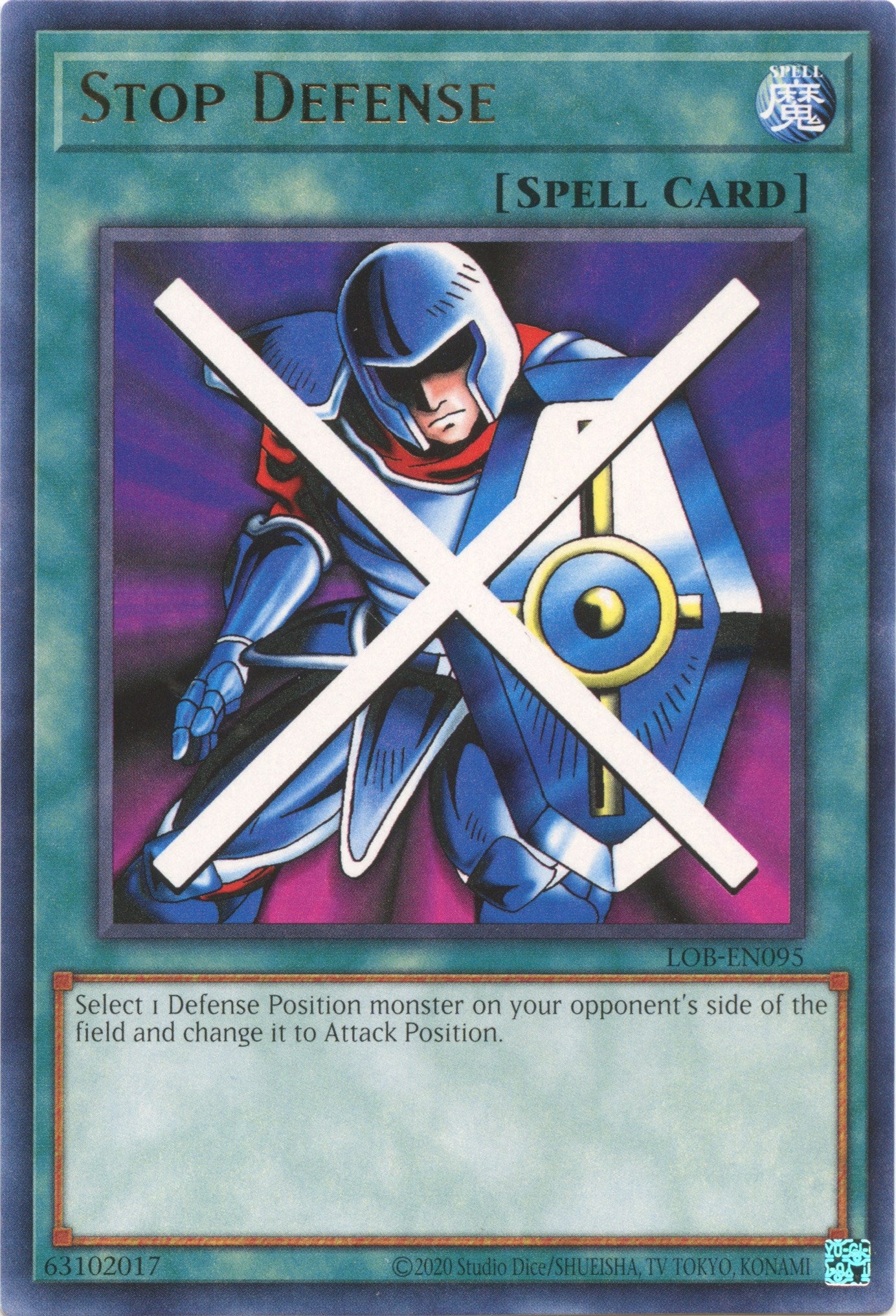 Stop Defense (25th Anniversary) [LOB-EN095] Rare | Good Games Morley