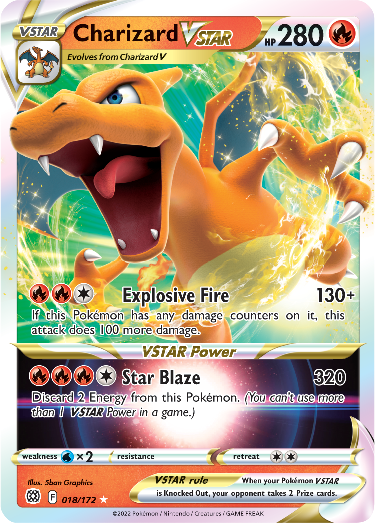Charizard VSTAR (018/172) [Sword & Shield: Brilliant Stars] | Good Games Morley