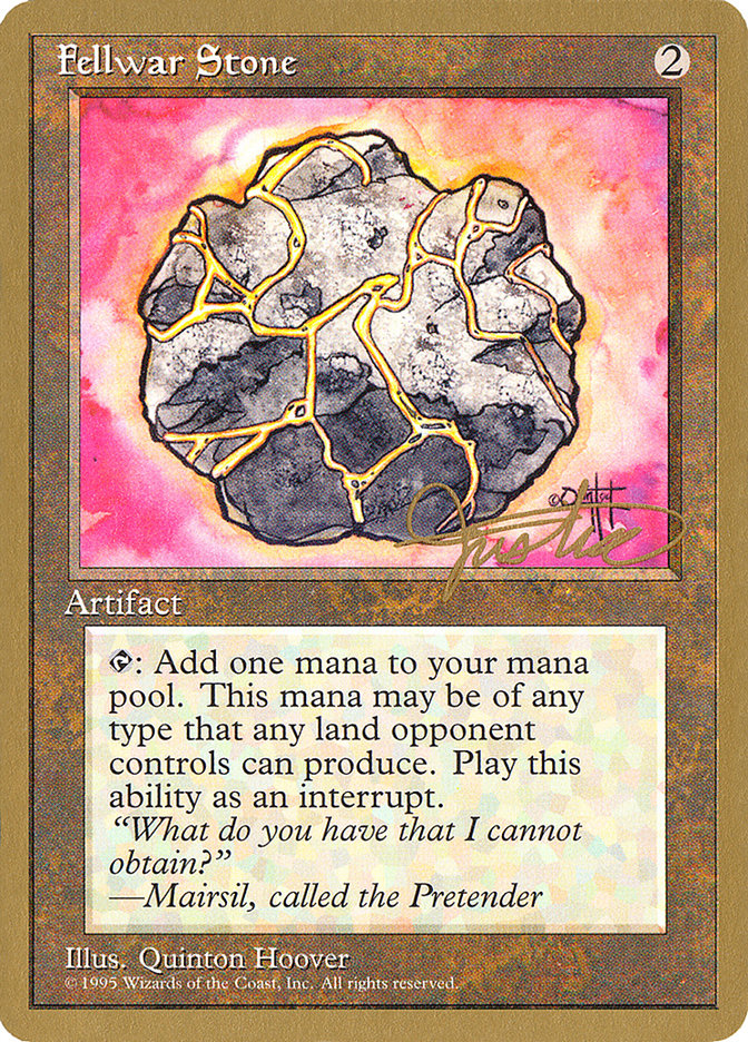Fellwar Stone (Mark Justice) [Pro Tour Collector Set] | Good Games Morley