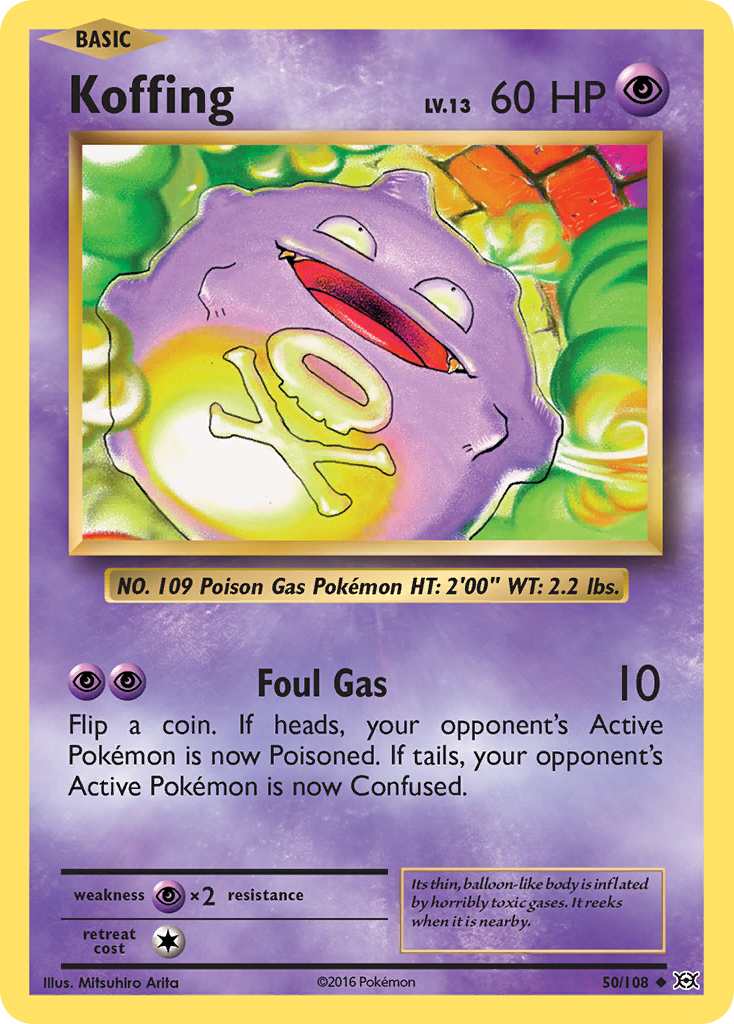 Koffing (50/108) [XY: Evolutions] | Good Games Morley