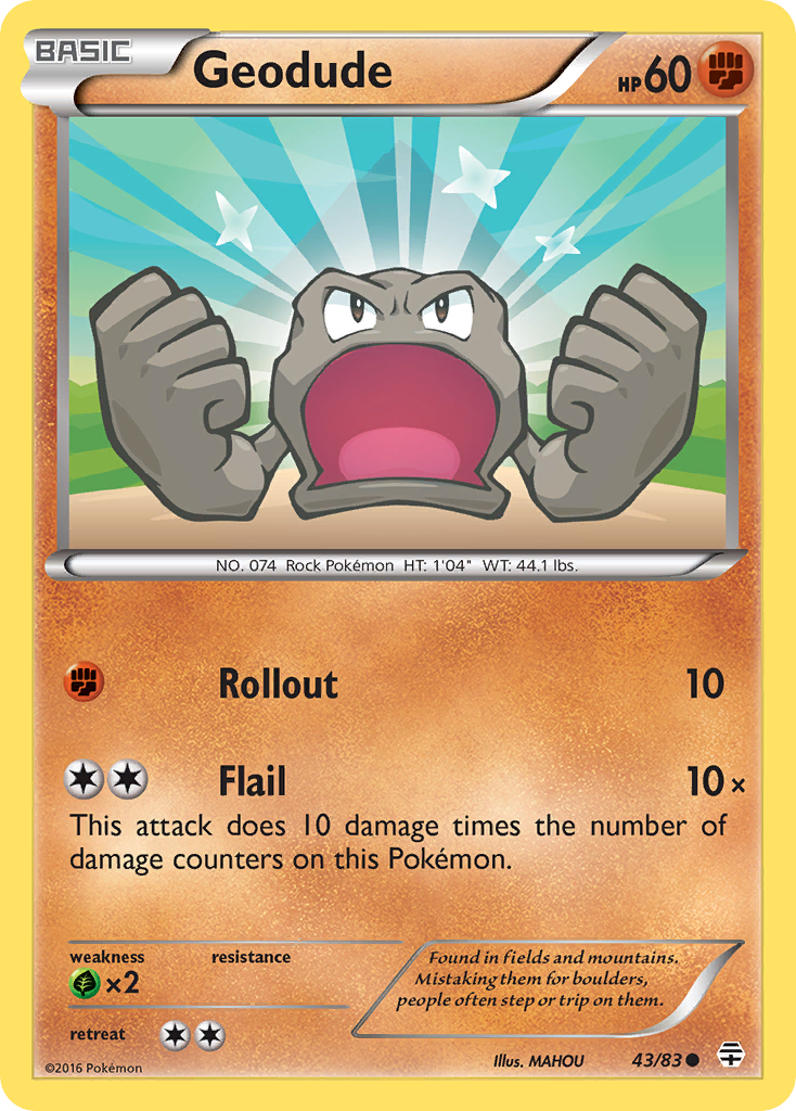 Geodude (43/83) [XY: Generations] | Good Games Morley
